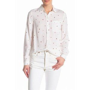 BeachLunchLounge Strawberry Print Button Down
